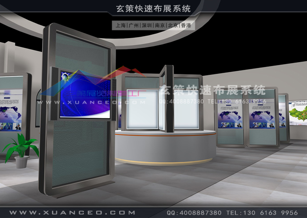 上海电科所展厅装修(800㎡)