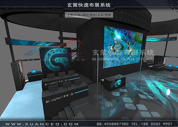 Chinajoy游戏展-罗技草莓污污视频(274㎡)